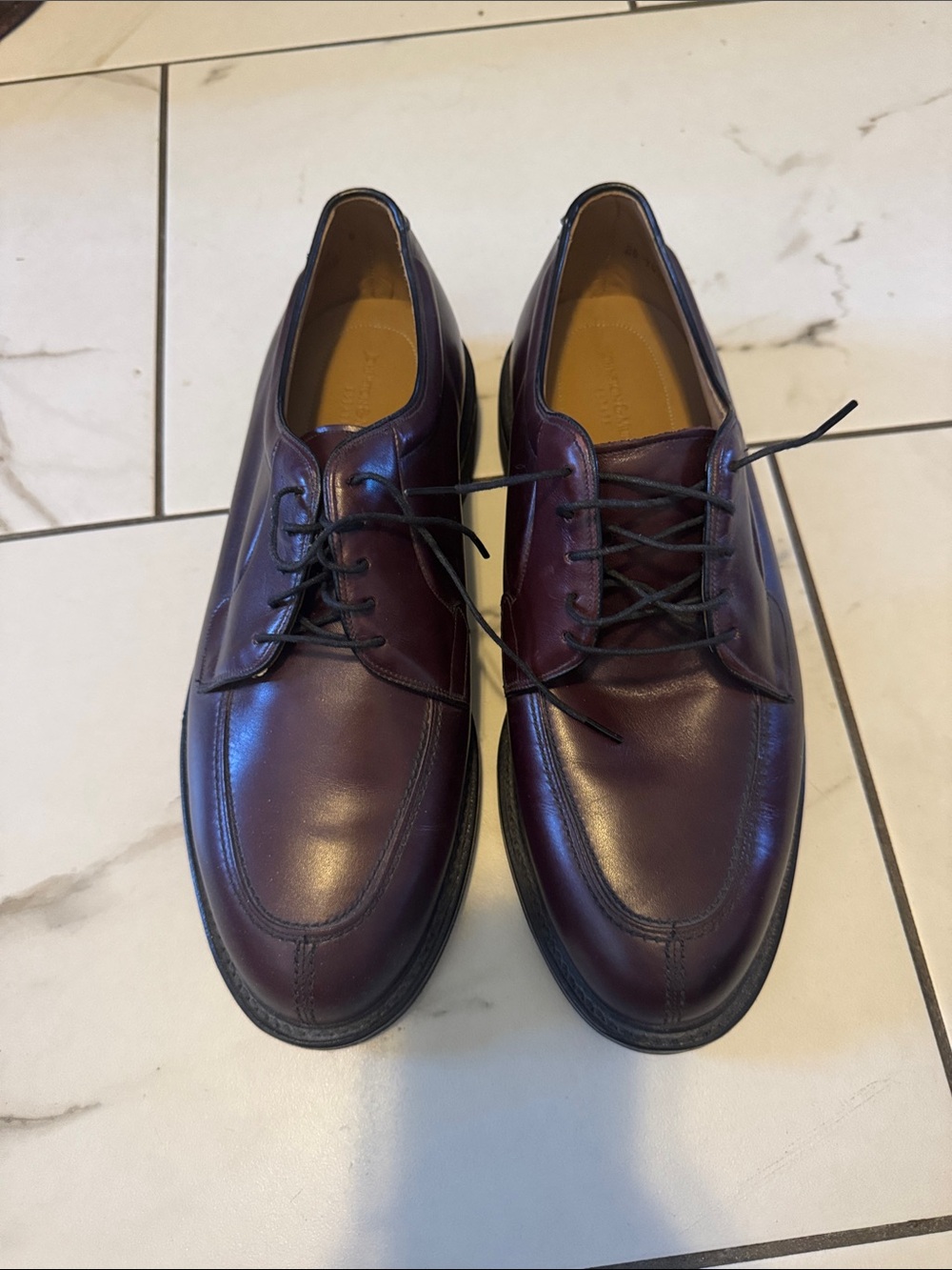 Men's Leather Derby Shoes